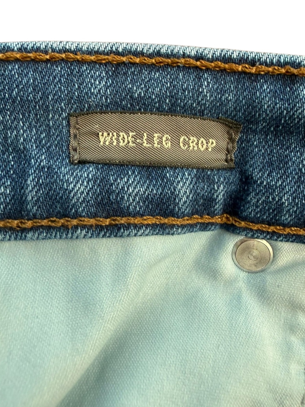 Point Sur J. Crew Wide Leg Crop Jean 30 - Picture 7 of 8